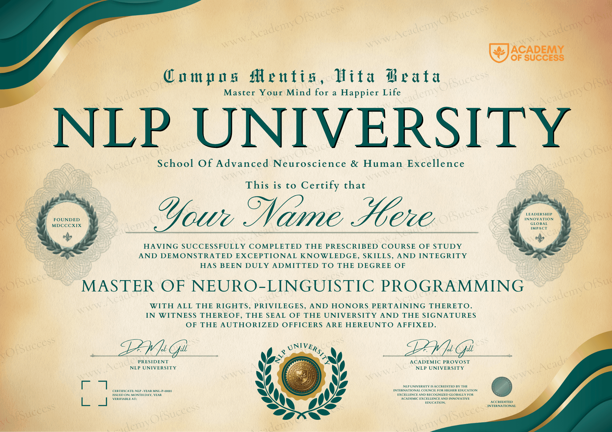 NLPU Diploma